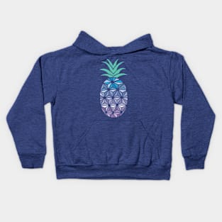 Spaceship Pineapple Kids Hoodie